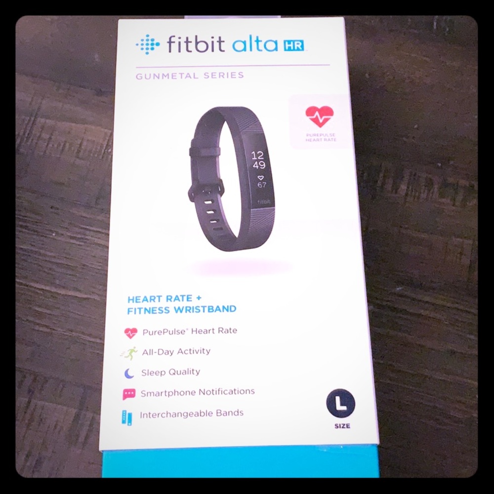 Fitbit Alta HR gunmetal series